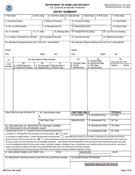 Cbp Form 6480 Fill Out Sign Online And Download Filla