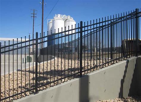 v2 steel commercial fencing steel fence panels