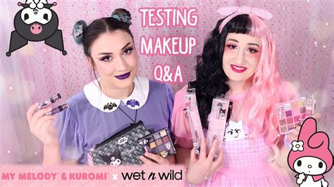 Kawaii And Goth Couple Try My Melody And Kuromi X Wet N Wild Makeup