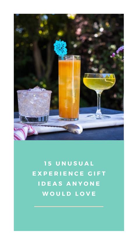 Spoil her with an experience she'll never forget. 15 Unusual Experience Gift Ideas Anyone Would Love ...