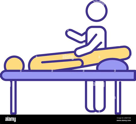 Full Body Massage Rgb Color Icon Stock Vector Image And Art Alamy