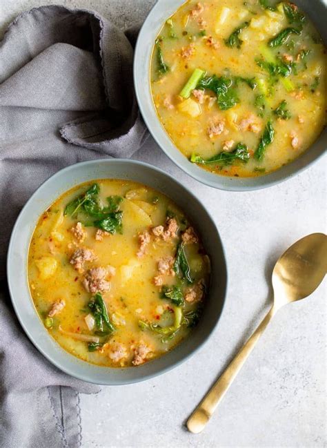 Cover and cook on high power for 4 to 6 hours. Slow Cooker or Instant Pot Zuppa Toscana (Paleo, Whole30 ...
