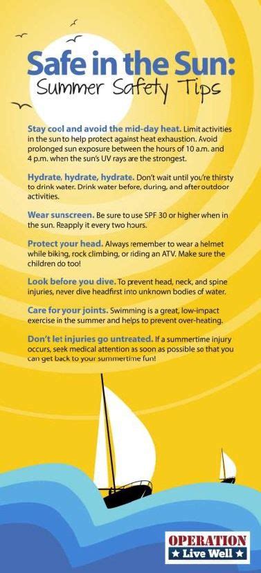Summer Safety Tips On How To Stay Safe In The Sun This Summer