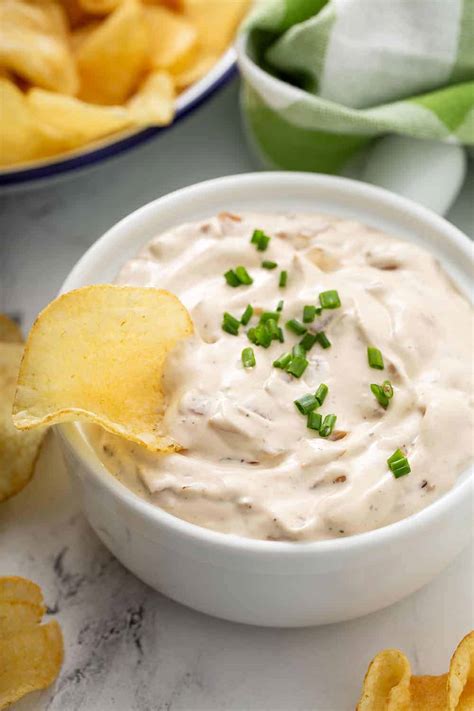 Homemade French Onion Dip My Baking Addiction