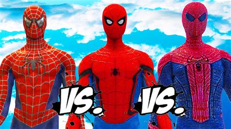 The Amazing Spider Man Vs Spiderman Civil War Vs Spider Man 2002