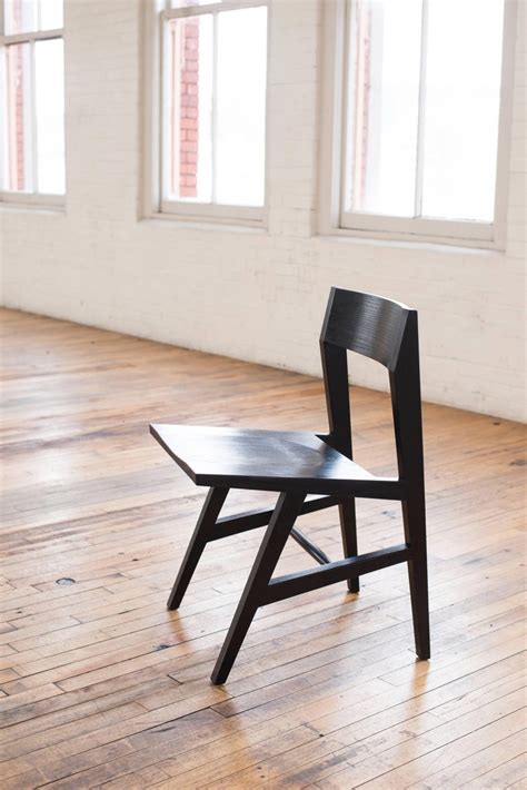 Vidaxl 2x solid wood dining chairs with sheesham finish modern kitchen seat. Phloem Studio Jess Side Chair, Modern White Oak Solid Wood ...