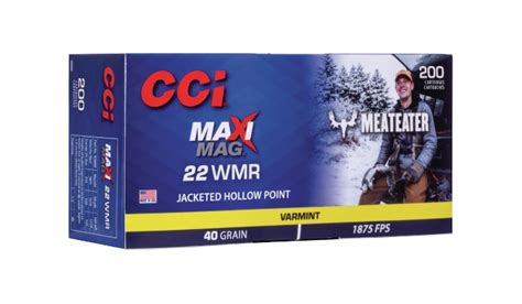 Cci Maxi Mag Meateater Special Edition Ammunition 22 Winchester Magnum