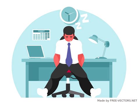 Sleeping Businessman Vector Business Free Vectorsnet