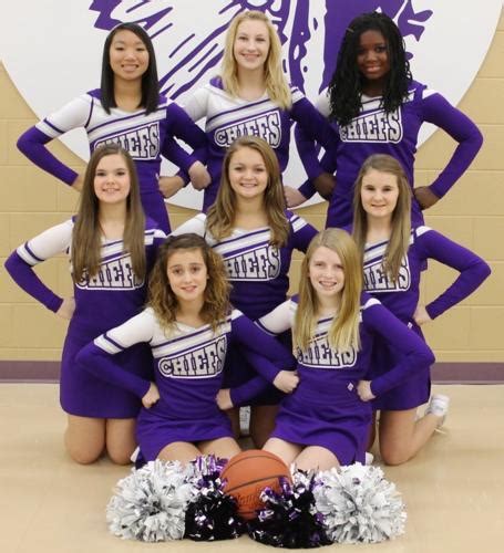 Middle School Seventh Grade Cheerleaders Sports