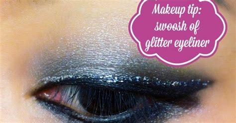 Younique By Kristen Morton Makeup Tip Swoosh Of Glitter Eyeliner