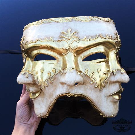 Mens Masquerade Mask Three Face Mask Mardi Gras Mask Masquerade Mask