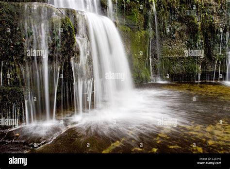 Waterfall River Nidd Near Lofthouse Upper Nidderdale Yorkshire Dales