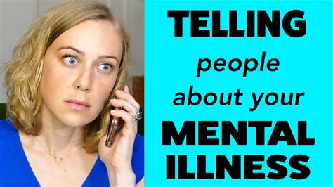 Telling People About Your Mental Health Kati Morton Youtube