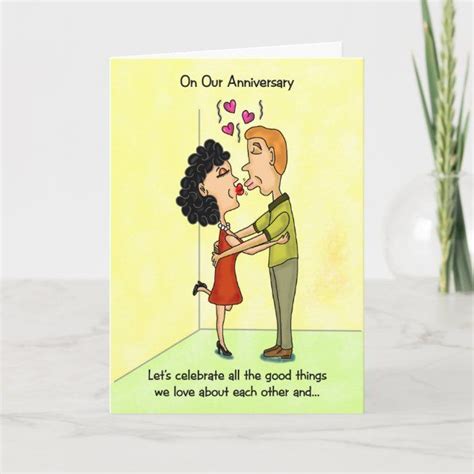 Funny Anniversary Card Celebrate Love Him Or Her Card In 2020 Anniversary Funny