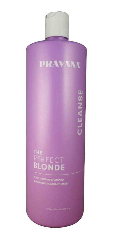 Pravana Perfect Blonde Shampoo Matizante Cabello Rubio 1 Lt Mercado Libre