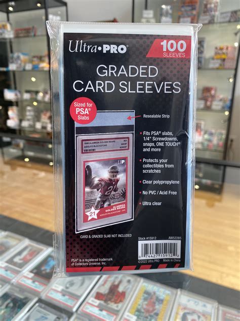 Ultra Pro Graded Card Sleeves 100ct Graybos Sports Cards