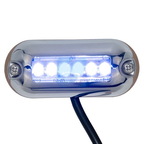 V Marine Boat LED Underwater Light Blue Accent Surface Mount LED Waterproof EBay