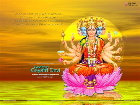 Lord Gayatri Wallpaper HD Free Download