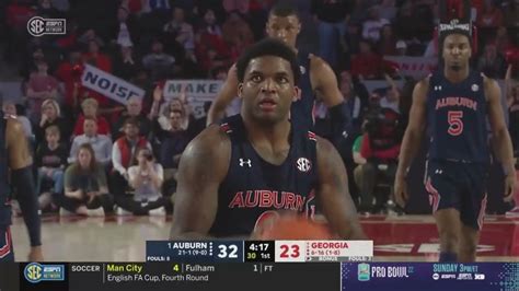 Auburn Basketball Vs Georgia Highlights Youtube