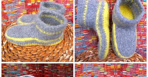 Moss Crochet The Moccasin Felted Crochet Slipper Pattern For Women