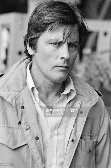 News Photo French Actor Alain Delon On The Set Of The Movie Alain