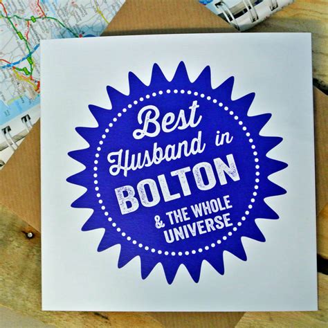 Personalised Best Husband In Star Card By Allihopa