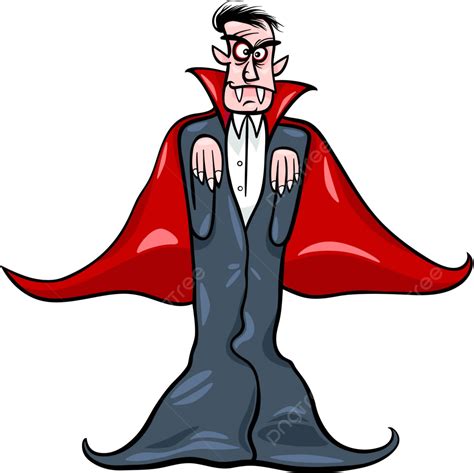 Dracula Vampire Cartoon Illustration Monster Fear Man Vector Monster Fear Man Png And Vector