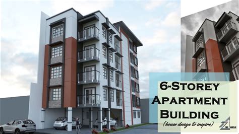 6 storey residential building design citybackgrounddigitalarttutorial