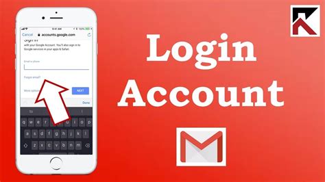 How To Login Into Gmail Account On The Gmail App Youtube