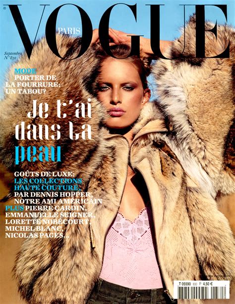 Cover Vogue Paris September 2002