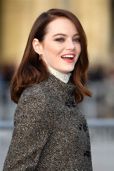 Emma stone plays this or that | mtv after hours. EMMA STONE at Louis Vuitton Show at Paris Fashion Week 03/05/2019 - HawtCelebs