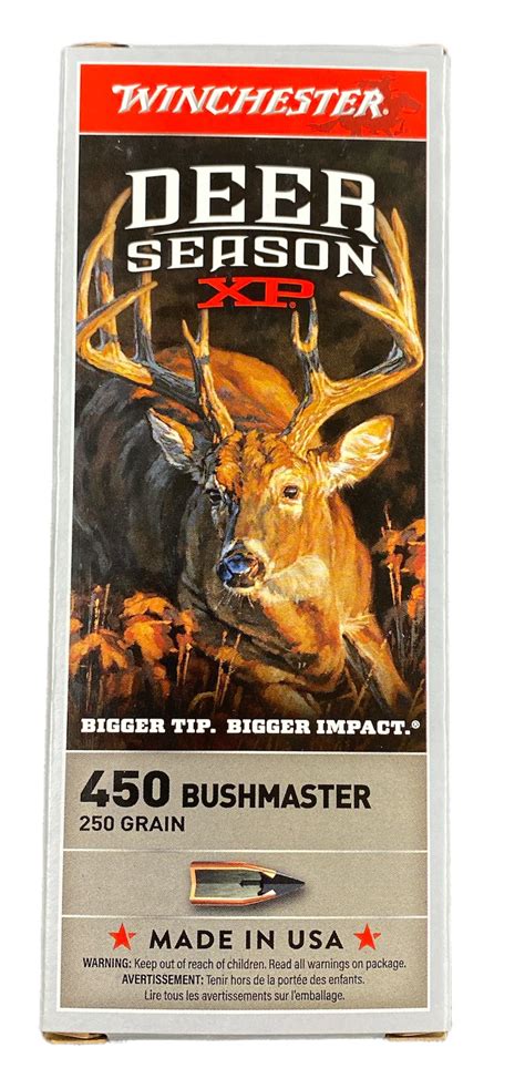 Winchester Deer Season Xp 450 Bushmaster 250 Grain Polymer Tip
