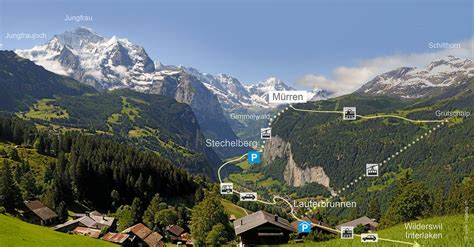 Anreise nach Mürren - Hotel Bellevue Mürren