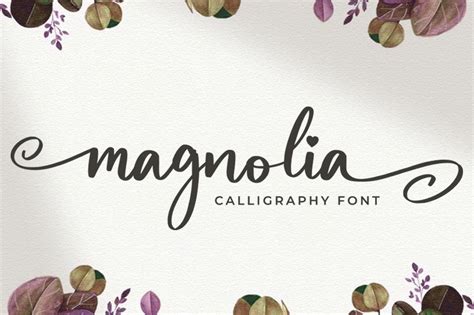 Magnolia Bold Calligraphy Script Font Download Fonts