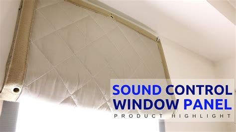 Soundproofing A Window Using A Sound Control Window Panel Sound