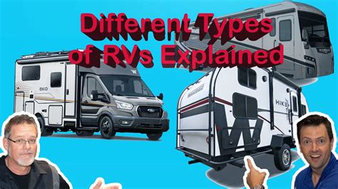 Rv Class Overview Different Types Of Rvs Explained Youtube
