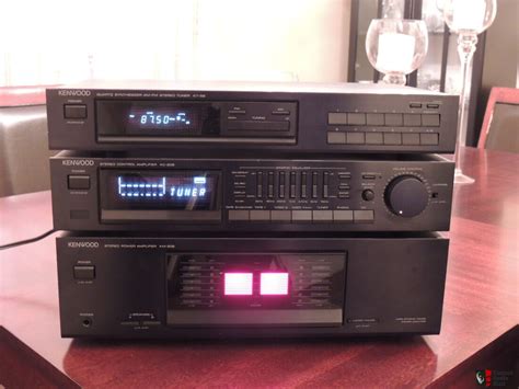 Kenwood Stereo System 3 Component System 150wattsch Rms For Sale