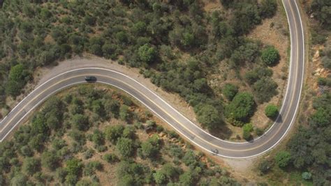 Mountain Curve Winding Pass Road Mountain Curve Winding Road From