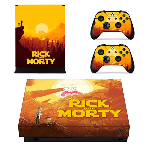 Controllers Rick And Morty Skin Sticker For Xbox One X