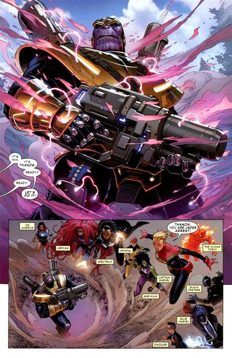 War Machine Captain Marvel She Hulk And Black Panther Vs Thanos