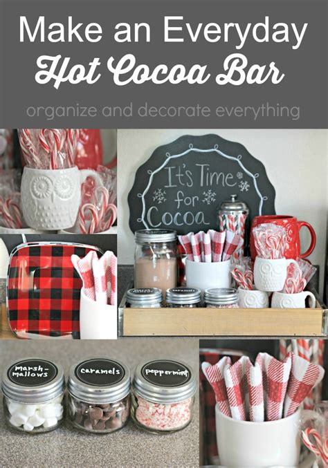 Make An Everyday Hot Cocoa Bar Organize And Decorate