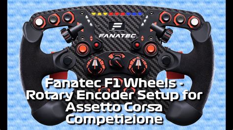 Fanatec Wheel Encoders Setup For Assetto Corsa Competizione YouTube