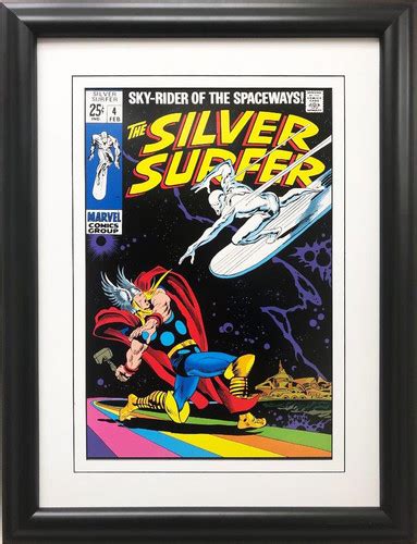 Marvel The Silver Surfer Vol 1 4 Framed Poster Comic Book Art