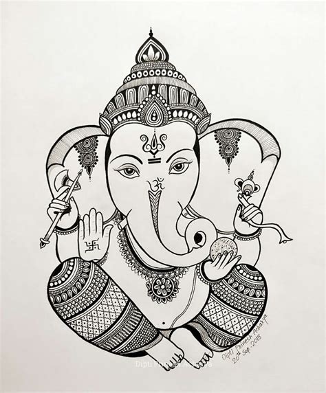 How To Draw Lord Ganesha In Easy Way