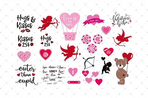 Valentines Day Svg Bundle 51006 Cut Files Design Bundles