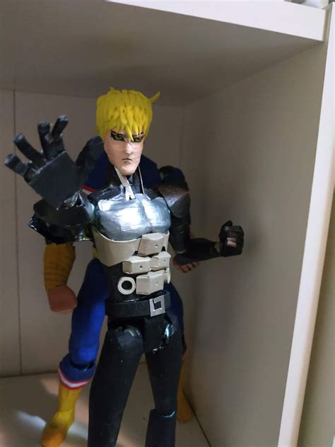 Papersmith Action Figure Maker Genos Action Figure From Papercraft