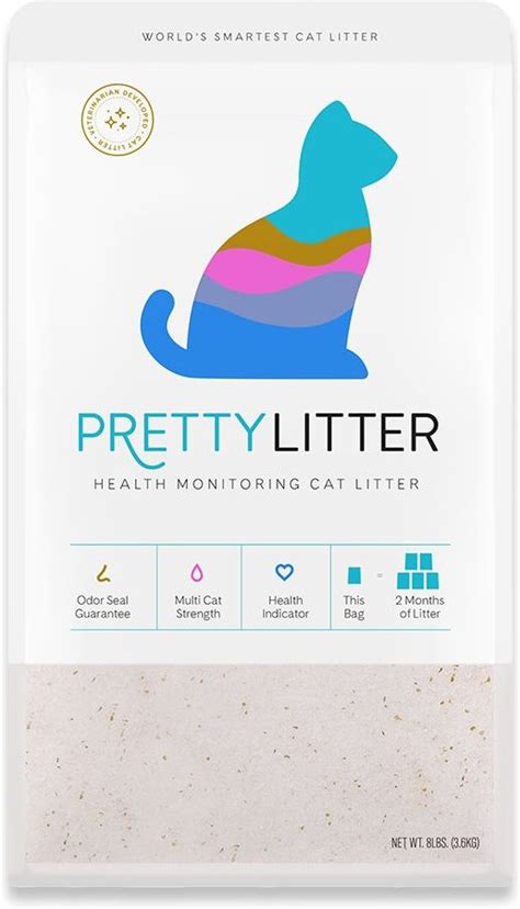 Prettylitter Health Monitoring Cat Litter 8 Lb Bag