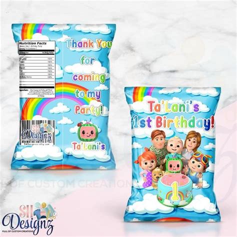Cocomelon Candy Bags Foamy Printable