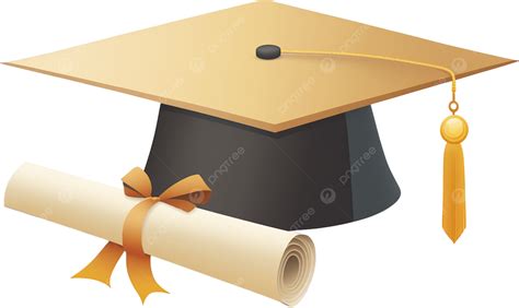 卒業帽 卒業 金色 白背景 透過イラスト素材透過、pngフリー画像ダウンロード Pngtree