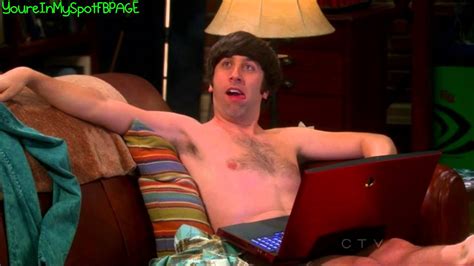 Naked Howard On Sheldons Couch Spot The Big Bang Theory Youtube